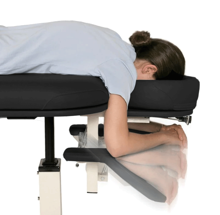 Chiropractic Table Pivoting Arm Rests