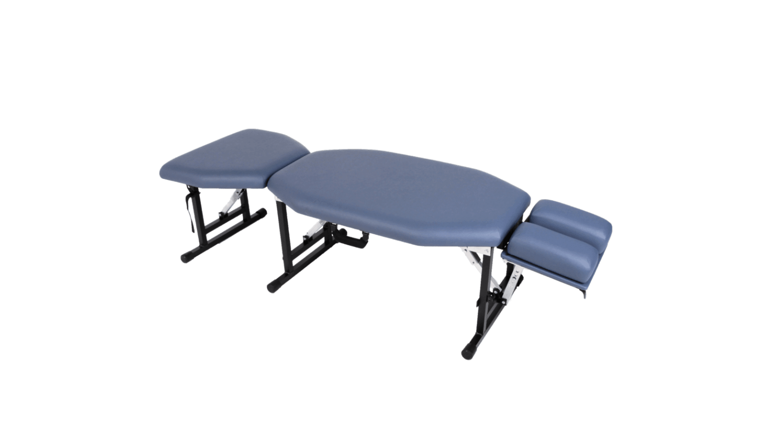 Blue Lifetimer International LT-50 portable chiropractic adjustment drop treatment table also for physical therapy and massage