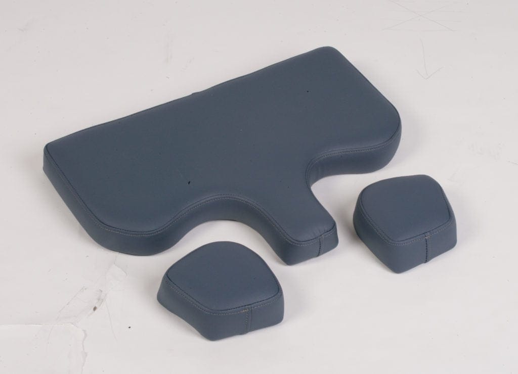 blue chiropractic and massage breast cushion