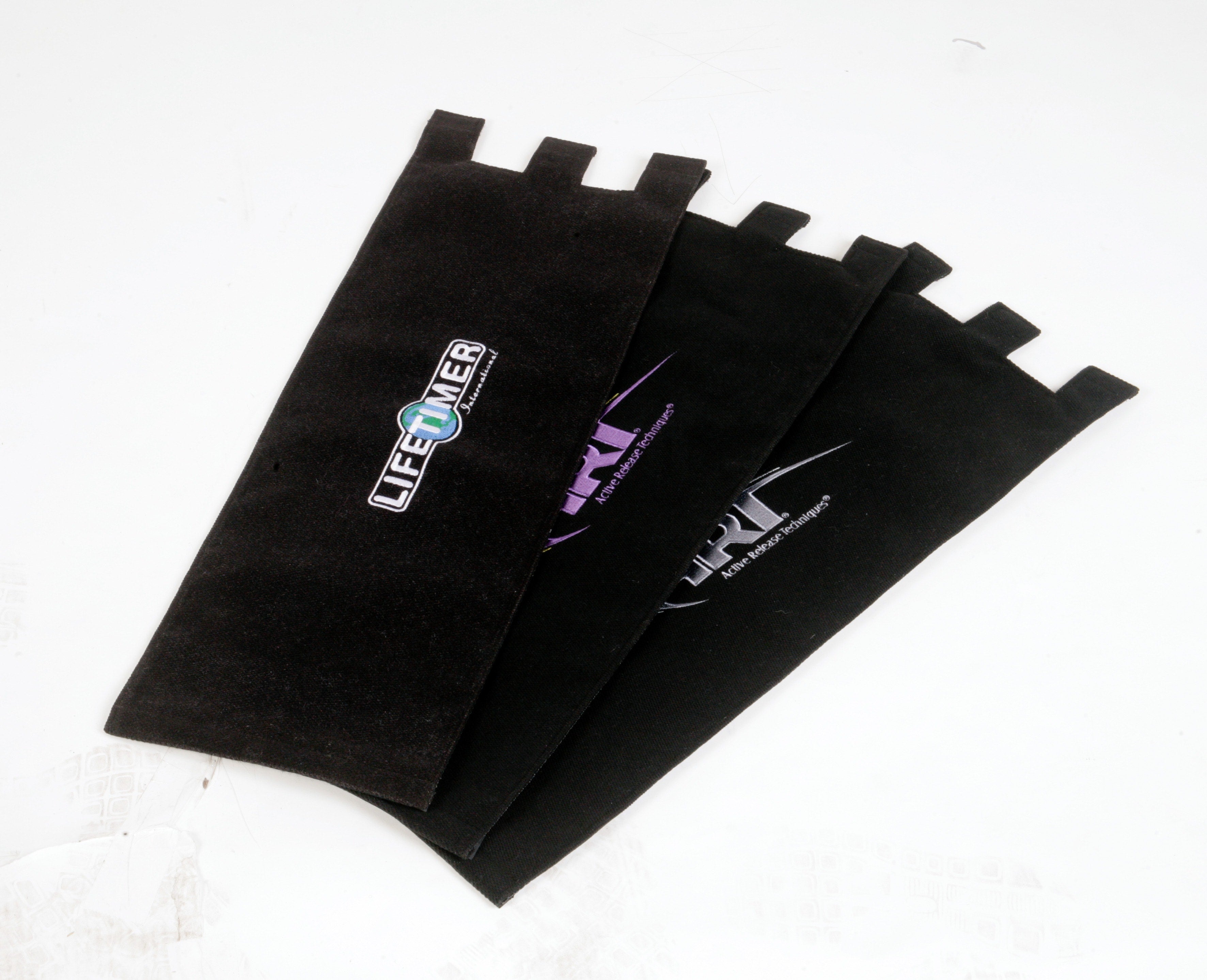 black slip resistant chiropractic and massage table grip covers