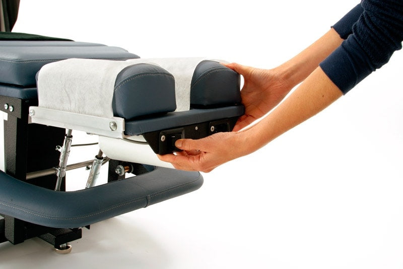 white face paper rolls for chiropractic, massage, and physical therapy table face cushions