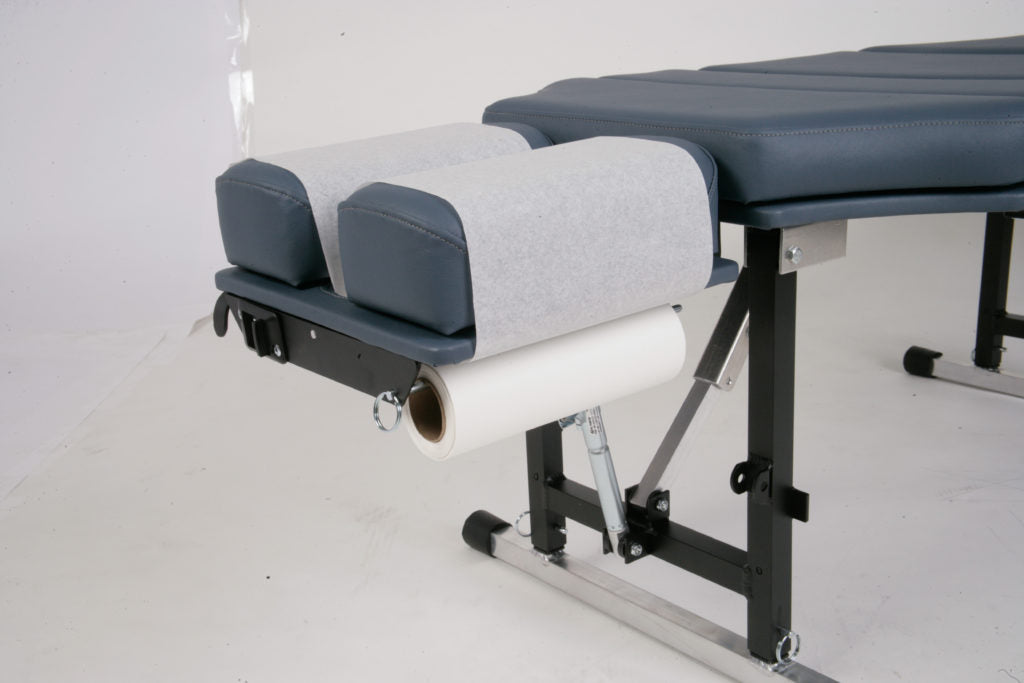 white face paper rolls for chiropractic, massage, and physical therapy table face cushions