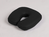 Load image into Gallery viewer, black crescent shaped face cushion for chiropractic, massage, acupuncture, physios, physical therapy, naturopathy therapy