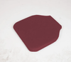 Load image into Gallery viewer, Burgundy polyvinyl Lifetimer International chiropractic massage contoured cushion with velcro for portable and programmable elevation flexion distraction tables