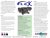 Lifetimer International LT-FLEX flexion distraction elevation chiropractic and massage table specification sheet