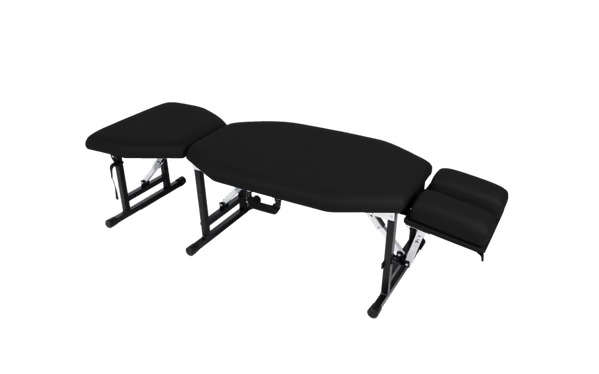 Black Lifetimer International LT-50 portable chiropractic adjustment drop treatment table also for physical therapy and massage