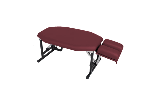 Burgundy Lifetimer International LT-50 pediatric portable chiropractic and massage physical therapy table for children
