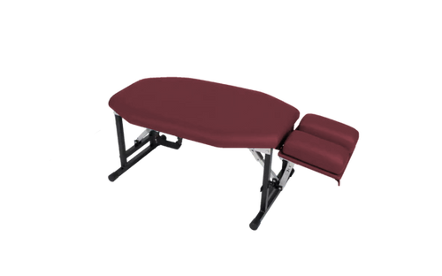 Burgundy Lifetimer International LT-50 pediatric portable chiropractic and massage physical therapy table for children