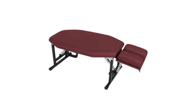 Burgundy Lifetimer International LT-60 pediatric portable chiropractic and massage physical therapy table for children