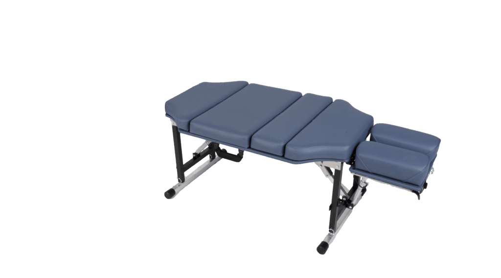 Blue Lifetimer International LT-500 portable pediatric table is a portable table designed for chiropractic, massage, and examination services for children.