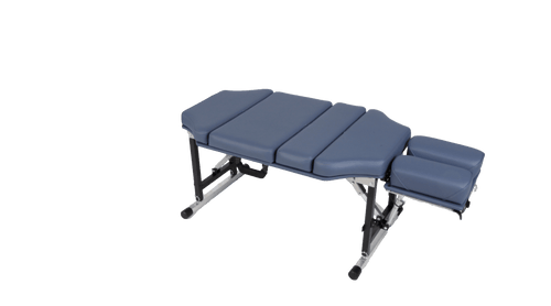 Blue Lifetimer International LT-500 portable pediatric table is a portable table designed for chiropractic, massage, and examination services for children.